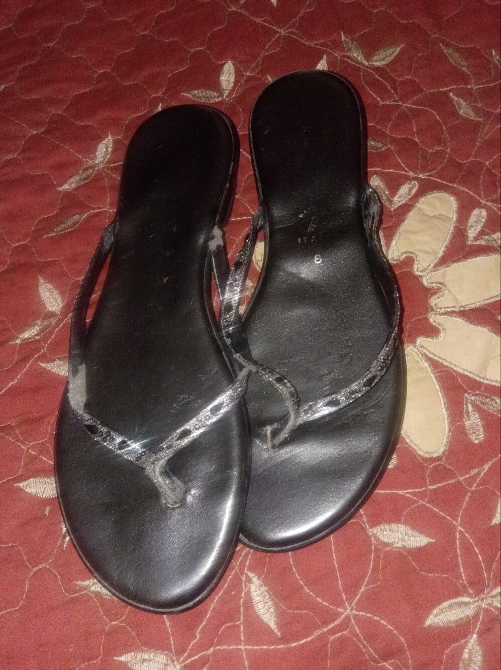 Black Women's Slingback Sandals - Classic Casual Style - Picture 2 of 3